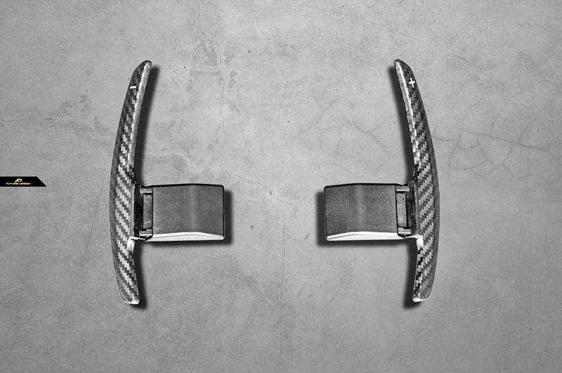 BMW F87 M2 M2C - Matt Carbon Steering Wheel Shift Paddle 05